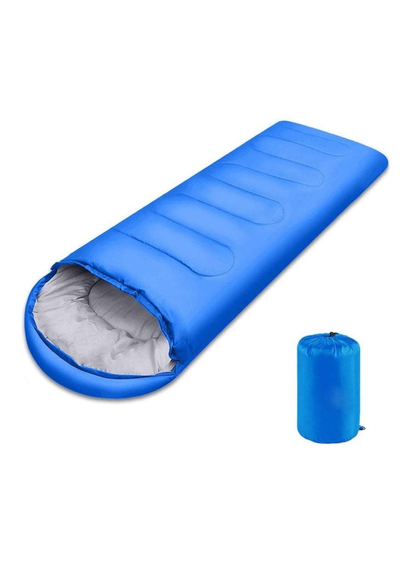 Cool Baby Style COOL BABY Sleeping Bag  Camping Lightweight Cotton Sleeping Bag 185cmx75cm with Compression Bag  - Image 1
