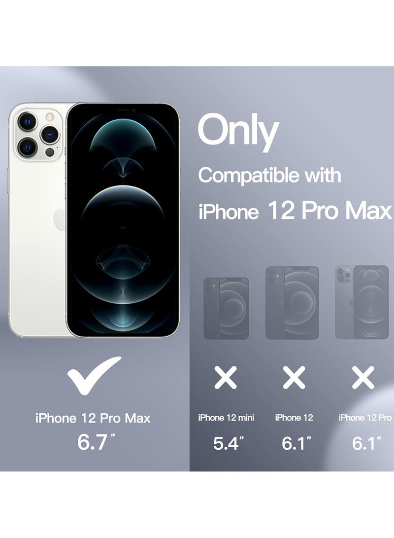 ACLIX Silicone Case Compatible with iPhone 12 Pro Max, Slim Liquid Silicone, Layers of Soft Gel Rubber Shockproof, Protective Phone Case Cover with TPU Lining (White) - Image 2