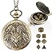 Banloga DD Dice Set7PCS Metal Dice for Dungeons and DragonsMini Dice Set with Pocket Watch CaseRole Playing Board Games Accessories Dragon Bronze - Image 3