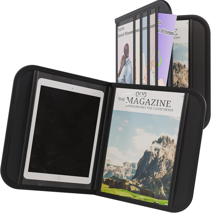OLDECORY JW Tract Holder, JW Magazine Holder, JW Field Service Supplies, JW Ministry Supplies, JW Ministry Organizer, Jehovahs Witnesses Gifts, jw.org Accessories, JW Pioneer Gifts, Best Life Ever JW Gifts - Image 1