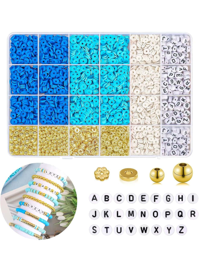 of 2500 Beads for Bracelets, Beads for Threading, with 680 Letter Beads, for DIY Bracelets, Necklaces, for Gifts, Girls, Christmas - Image 1