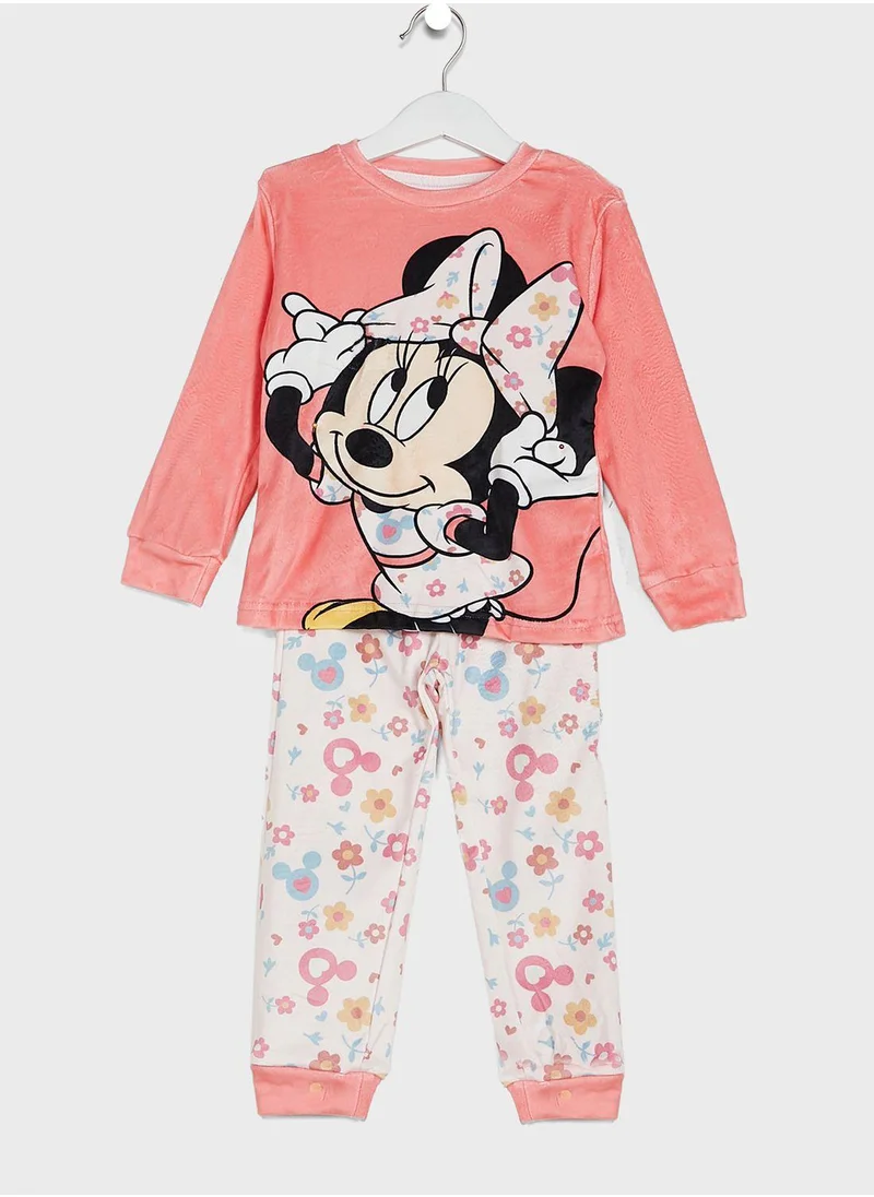 Disney Minnie Mouse Kids Minnie Mouse Pyjama Set