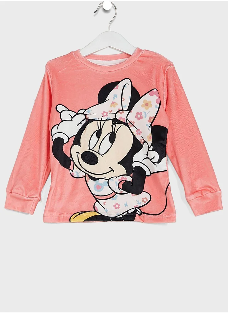 Disney Minnie Mouse Kids Minnie Mouse Pyjama Set