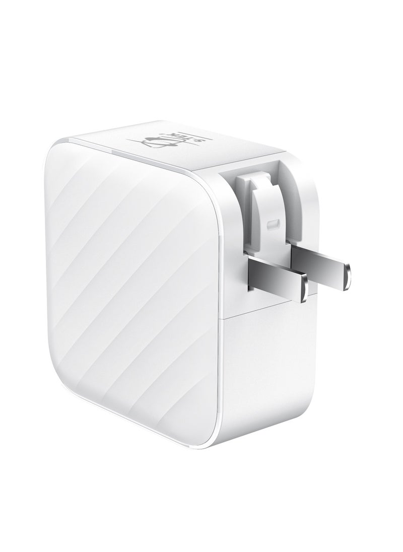 S-TEK 120W Turbo 4-Ports GaN Travel Wall Charger, 3 x USB-C Port Fast Charging Adapter(Max 100W/20W), 1 USB-A (Max 18W). Compatible with MacBook Pro Air, iPad Pro, iPhone 14,Galaxy S9 and More.