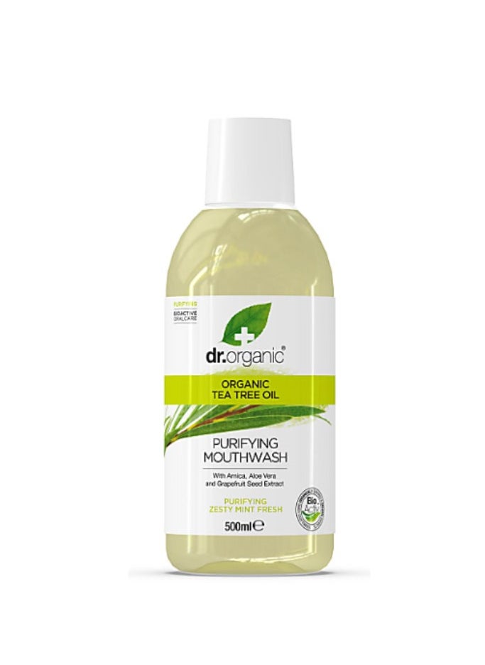 dr.organic Dr.Organic Tea Tree Mouthwash 500ml 