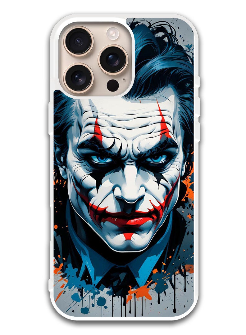 Theodor Protective Case Cover For APPLE IPHONE 16 Pro Max Jokerr (White Bumper) - Image 1