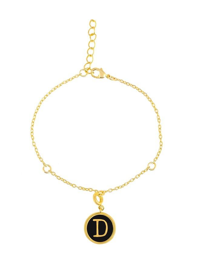 VOYLLA Valentine's Day Collection Alphabet D Black Enamel Charm - Image 3