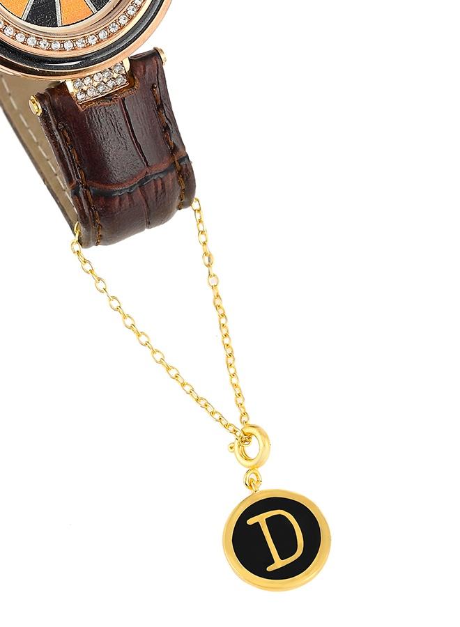 VOYLLA Valentine's Day Collection Alphabet D Black Enamel Charm - Image 4