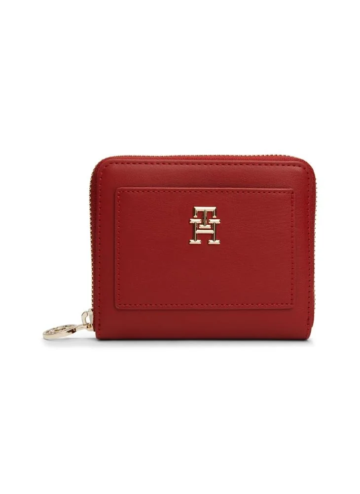 تومي هيلفيغر Logo Detailed Long Zip Around Wallets