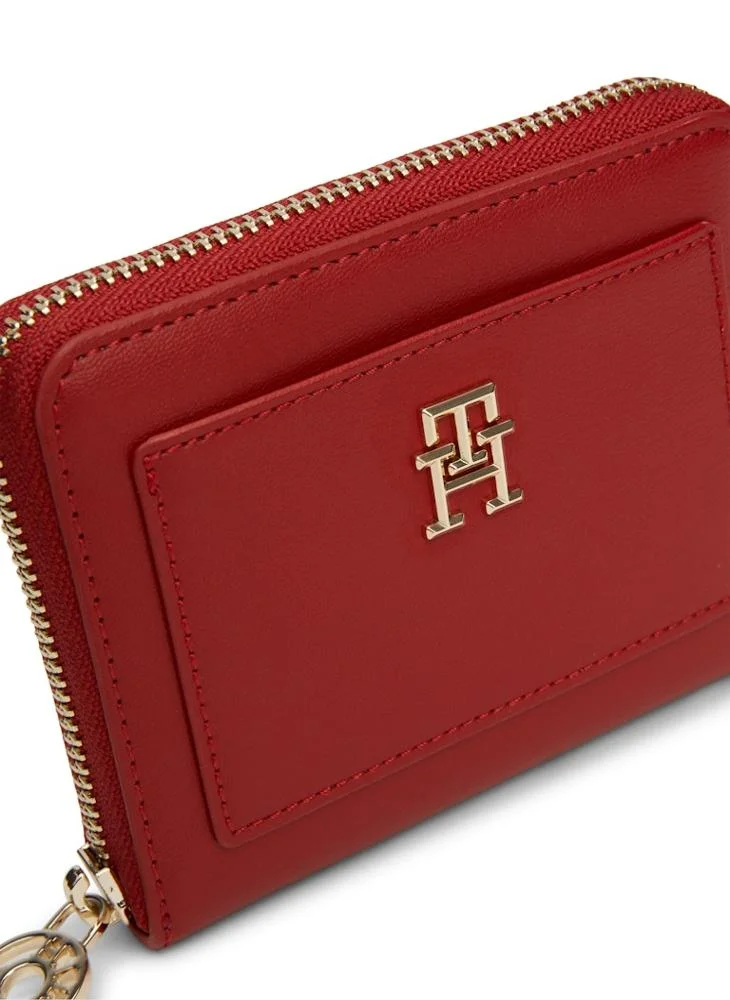 تومي هيلفيغر Logo Detailed Long Zip Around Wallets