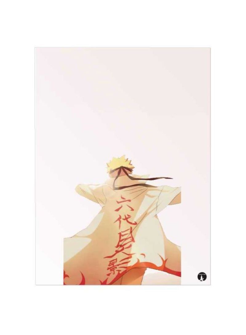RKN Naruto Printed Mousepad Beige/Yellow/Red