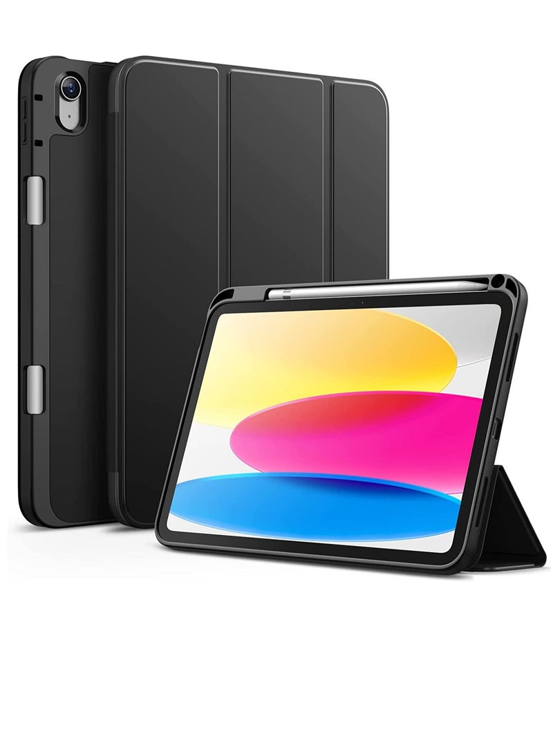GENNEXT iPad 10th Generation 10.9 inch 2022 Case Flip Cover with Magnetic Closure Auto Wake/Sleep function having Pencil holder Slot - Image 1