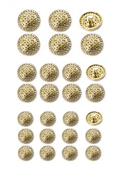 26PCS and 3 sizes Clothes Buttons - Nice Design Round Shaped Metal Button Set (Silver) - pzsku/ZF397C47E34DC6489D8A7Z/45/_/1706802534/d22b0404-fbea-4afb-a7f4-510930ef8edc