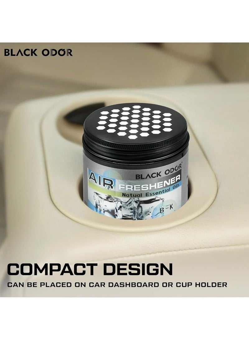 Black Ice Car Air Freshener Black Odor 180g Natural Essential Oils Air Freshener For Car Home BO03 B-K ICE - Image 4