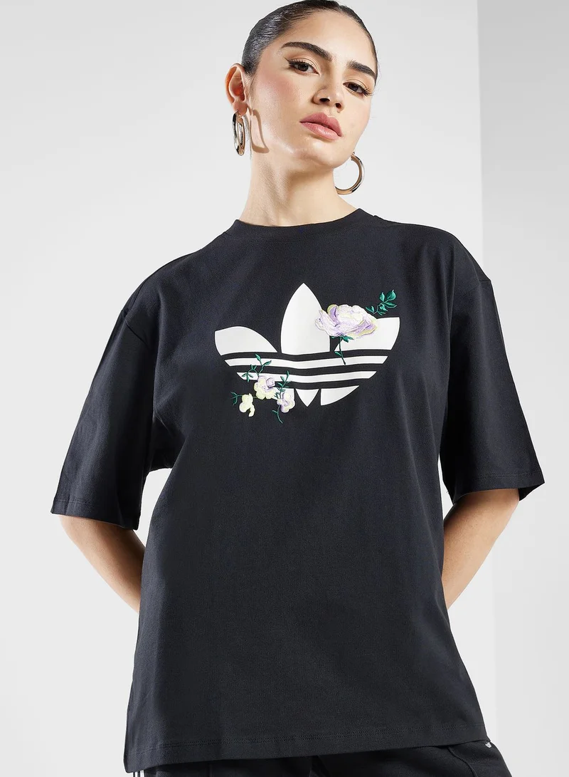 adidas Originals Essential Flower T-Shirt