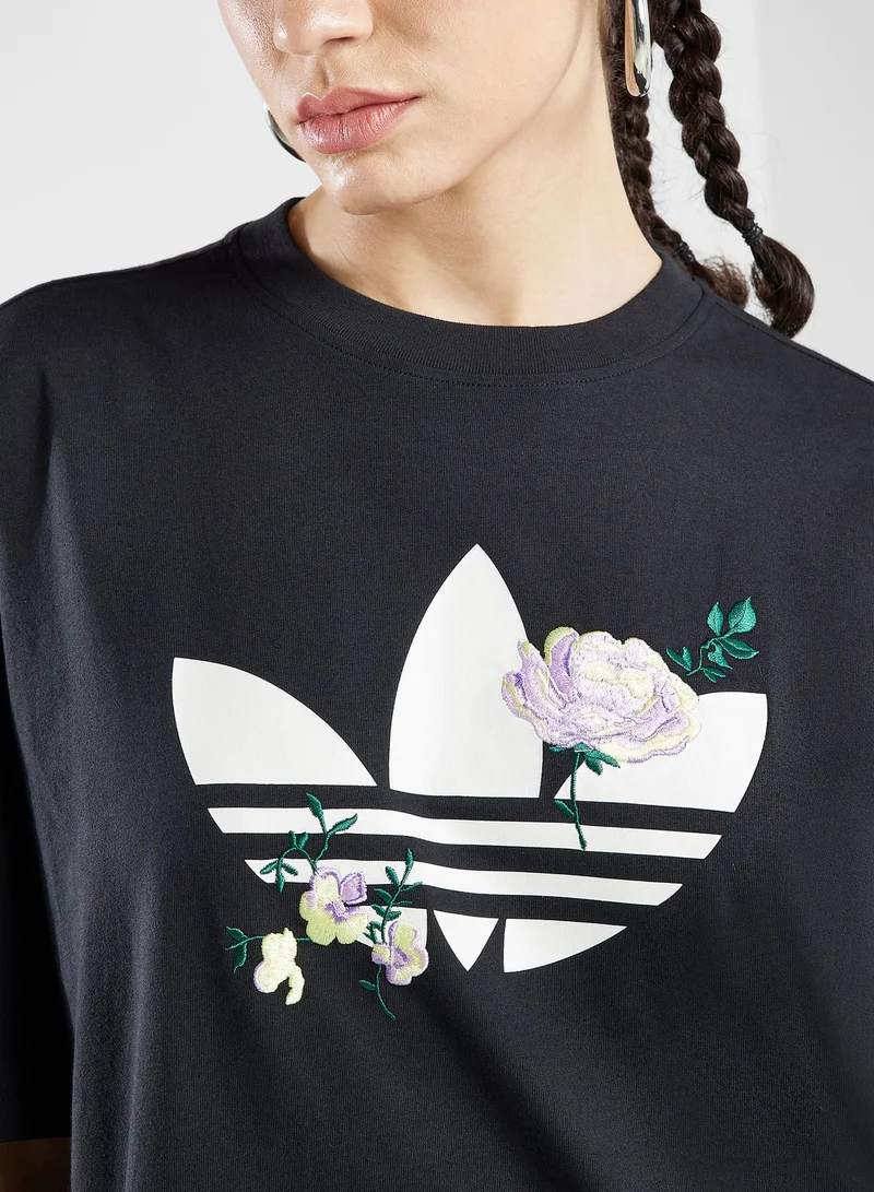 adidas Originals Essential Flower T-Shirt