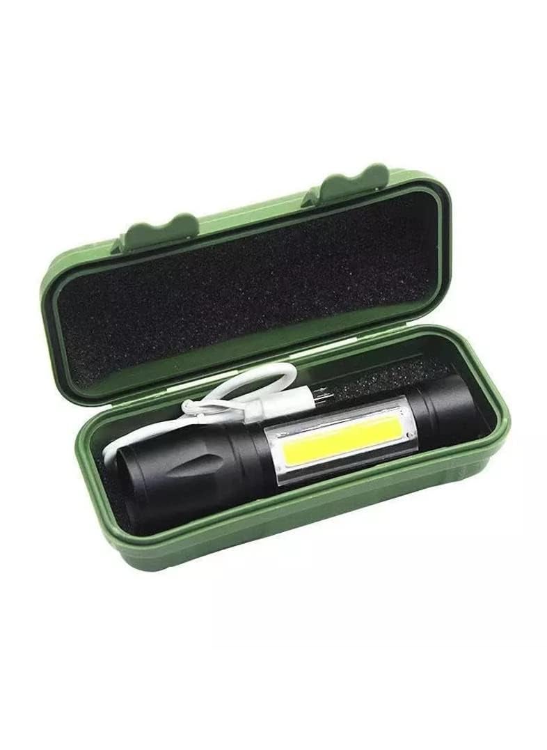 KP2 KP2 2 in 1 Led Flashlight Zoom Light Mini Size Telescopic Portable Torch with Pen Clip Outdoor Other Camping Aluminum 200 lumens 2 in 1 LED Flashlight Zoom Light  - Image 3