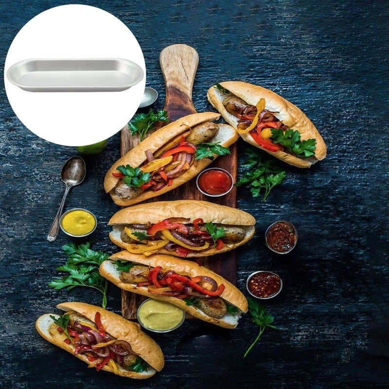 6 Pcs 7 Inch Loaf Pan Baking Molds Non Stick Aluminum Dishwasher Safe - Image 5