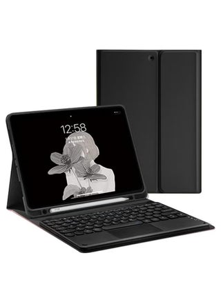 Samsung Galaxy Tab A9 (X110) Touchpad Keyboard Case – Slim Magnetic Detachable Bluetooth Keyboard with Built-in Trackpad | Lightweight Folio Stand Cover | Auto Sleep/Wake | Full Body Protection | Ideal for Work, Study, and Travel | 8.7 Inch – Black - pzsku/ZF3982C6A65E7E537261FZ/45/1747299737/a5e67246-307f-483e-9341-83beded6cae5