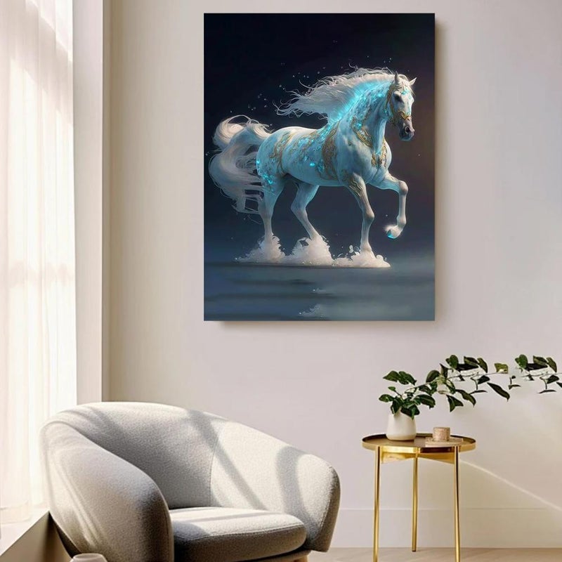 سلسلة لوحات الخيول الماسية 5D الجديدة: رسم الماس DIY، تطريز الماس الكامل، رسم ملصقات الماس، كمية كبيرة، سعر منخفض. - Image 2
