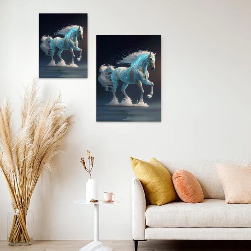 سلسلة لوحات الخيول الماسية 5D الجديدة: رسم الماس DIY، تطريز الماس الكامل، رسم ملصقات الماس، كمية كبيرة، سعر منخفض. - Image 5