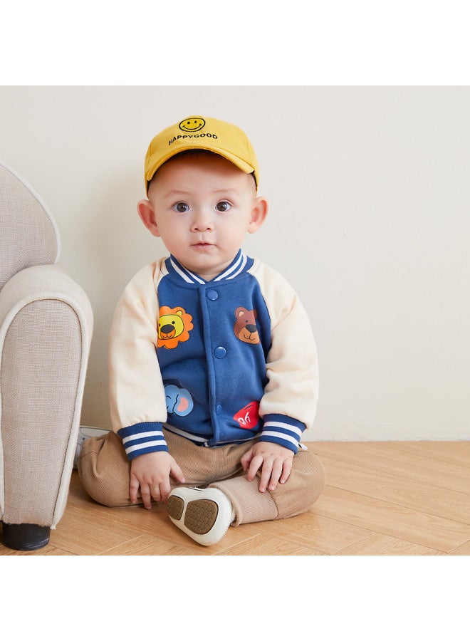Doodle Home Baby Jacket Autumn Stylish Boys Baseball Jacket Trendy Kids Cardigan Children's Top Girls' Fashion Outerwear - Image 3
