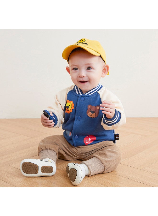 Doodle Home Baby Jacket Autumn Stylish Boys Baseball Jacket Trendy Kids Cardigan Children's Top Girls' Fashion Outerwear - Image 4