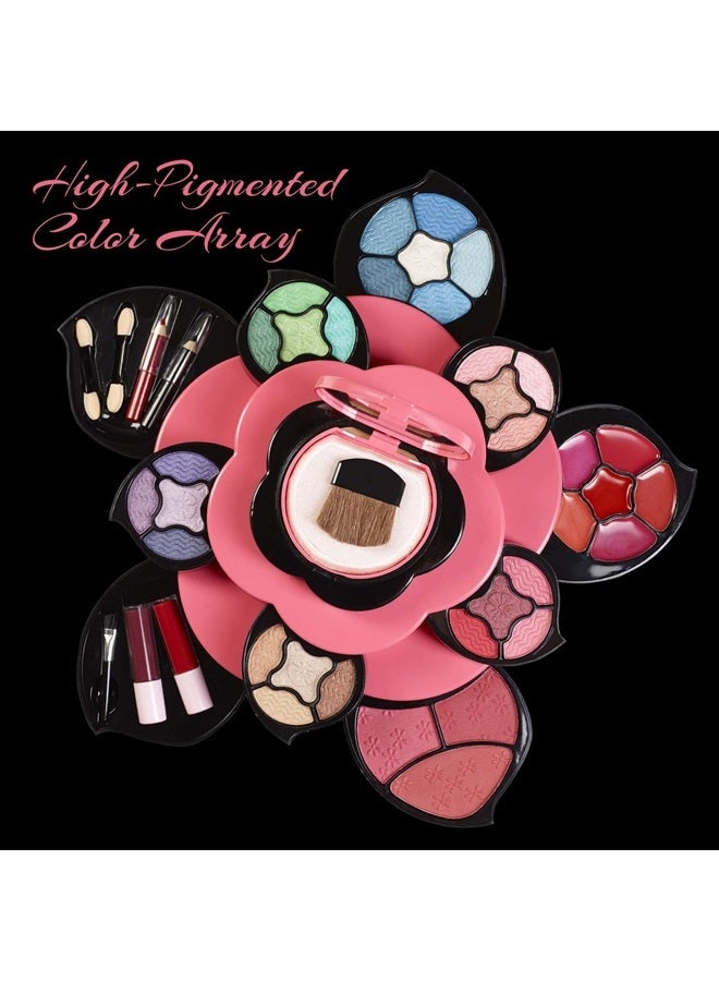 Toysical طقم مكياج للمراهقين - مجموعة هدايا مكياج للعيد الأم، للأمهات، الفتيات المراهقات، والمراهقين والنساء - لوحة ظلال العيون تتوسع إلى 3 مستويات - مجموعة متنوعة من الألوان - طقم كامل للمبتدئين - Image 1