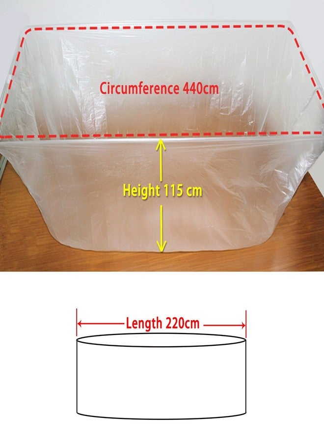 TFY Ultra Large Disposable Film Bathtub Lining Bags for Salon, Household and Hotel Bath Tubs (86 Inch x 47 Inch) - 5 Pieces (Individual Package) - Image 2