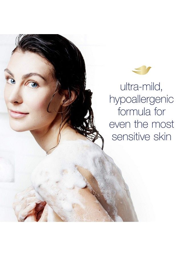 Dove Instant Foaming Body Wash For Softer And Smoother Skin Sensitive Skin Effectively Washes Away Bacteria While Nourishing Your Skin 13.5 Oz Pack Of 4 - Image 3