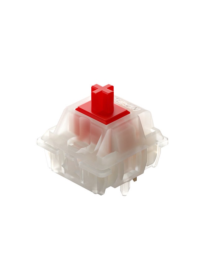 Generic Digital Computer Keyboard Keycap Set - 104 Keycaps Including Numbers Function Keys Multimedia Controls-Color:G Red Pro Five-foot Plug-in 10 Pieces  - Image 1