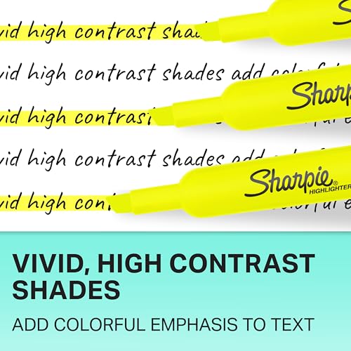 Sharpie Tank Style Highlighters Chisel Tip Fluorescent Yellow 36 Count - Image 4