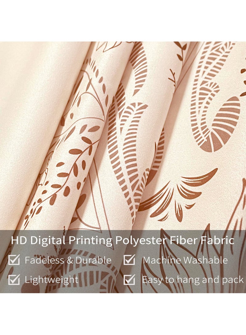 Floral Bohemian Tapestry-Flower Aesthetic Tapestry- Wall Hanging Boho Tapestries-Small Mandala Room Decor-Tapestry for Bedroom Living Room Dorm(Flaxen, 51.20" x 59.10") - Image 4