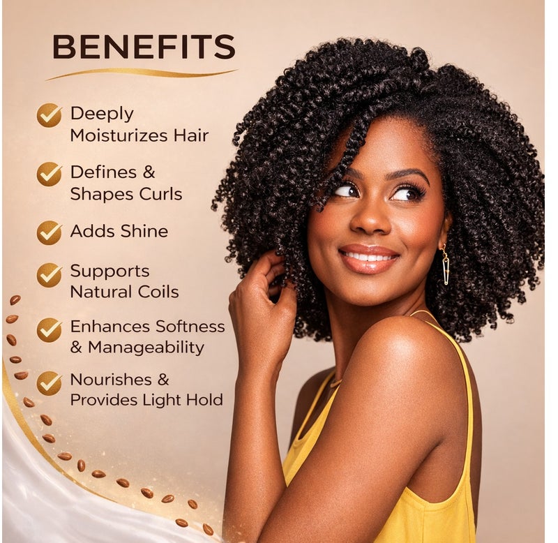 African Pride Moisture Miracle Curling Cream 340g – Shea Butter & Flaxseed Oil | Moisturize & Define Curls | Sulfate-Free - Image 4