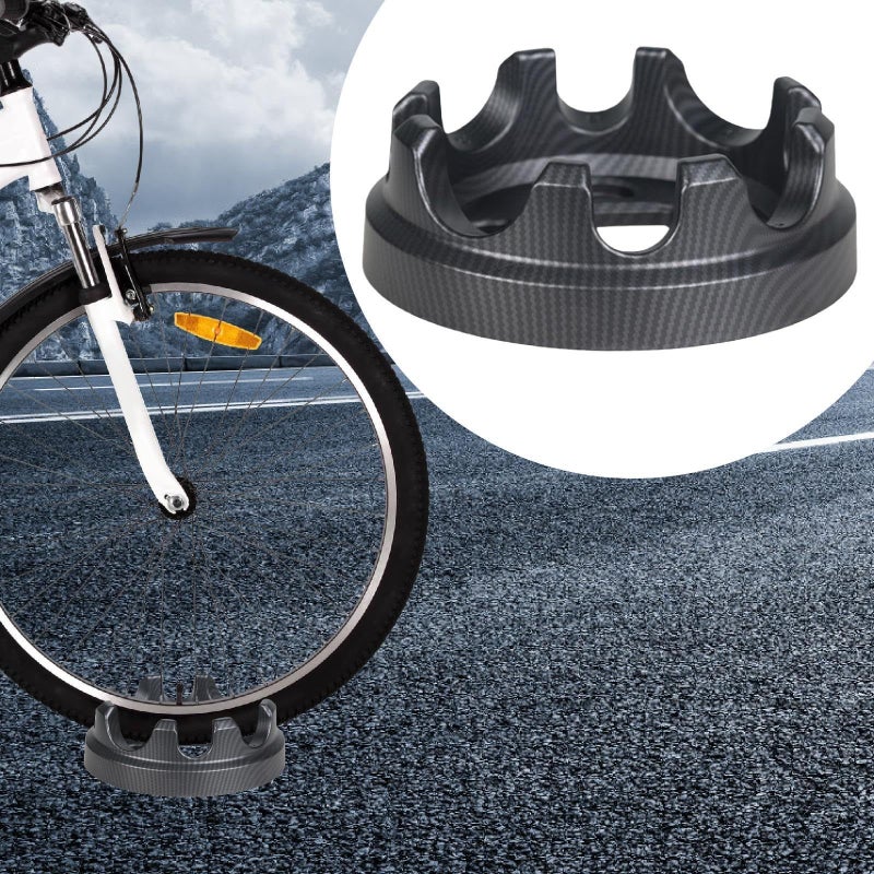 Bicycle Front Wheel Riser Block Storage Training Stand for Road Bikes - Image 5