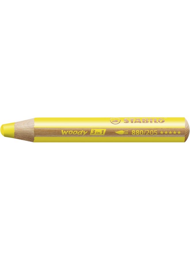 STABILO Multitalented Pencil Stabilo Woody 3In1 Wallet Of 10 Assorted Colors + Sharpener  - Image 3
