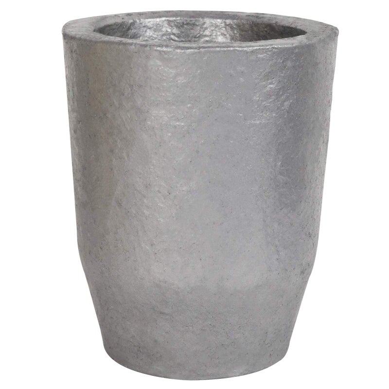 CANALHOUT Silicon Carbide Graphite CruciblesCrucibles for Melting MetalWithstand The High Temperature 18003272FMelting Casting Refining Aluminum Gold Silver Copper 6KG No6