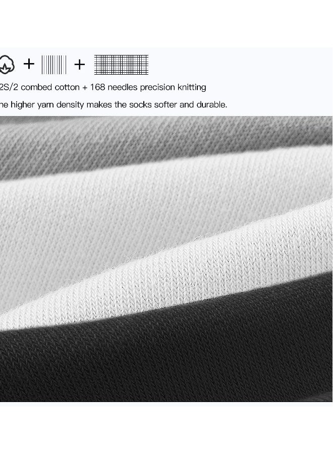 جوارب قطنية قصيرة للرجال غير مرئية بمقاس منخفض، 6 أزواج، مقاومة للانزلاق، مثالية لنمط حياة نشط - Image 5