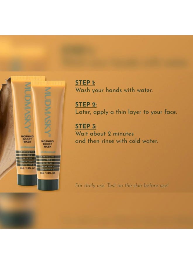 MUDMASKY Morning Boost Mask 60ml / 2.0 FL. OZ. … - Image 4