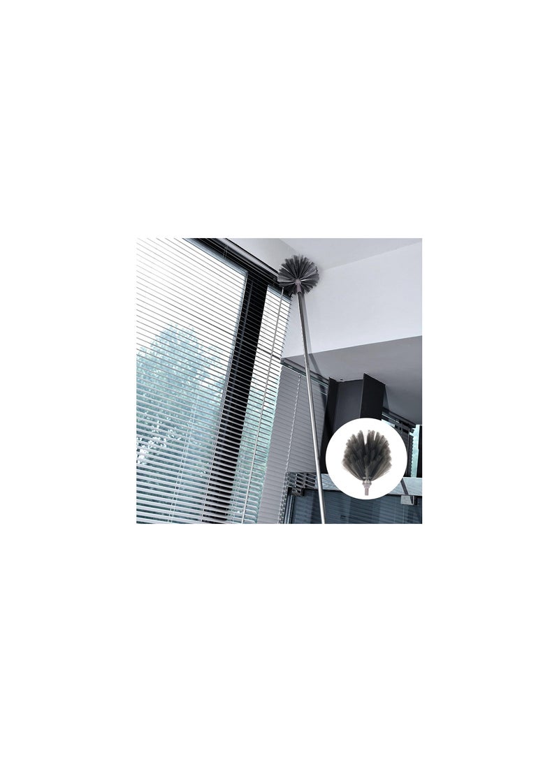 Dubkart 5-Piece Microfiber Feather Duster with Extendable Pole - Removable and Washable Heads, Reaching up to 100 Inches, Ideal for Home,Office, Car, and High Places - Image 3