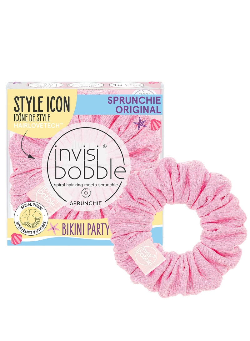 Invisibobble Sprunchie Bikini Party Suns Out Pink - Image 1