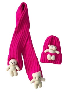 Generic Girls Scarf and Hat Set Age 4-14  - Image 2