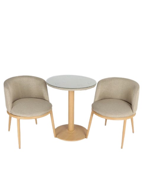 Round Table With Two Chairs