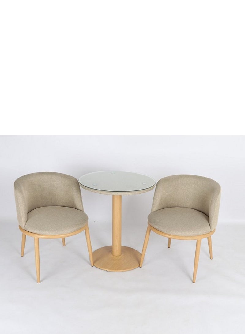 Round Table With Two Chairs