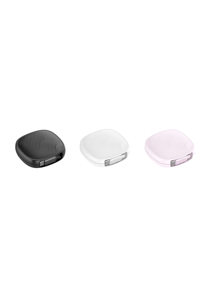 iOsuite - iOsuite TPE Retractable Cable (USB-C) TO (USB-C) 60W - 1.0M - White - DC100 - Image 1