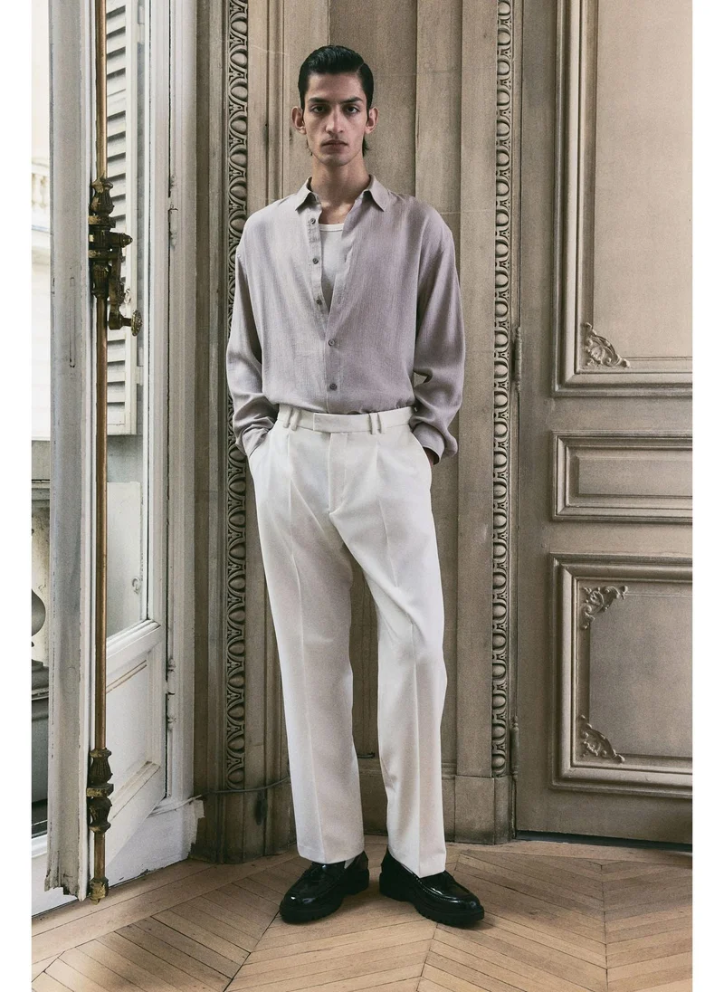 H&M Regular Fit Crinkled shirt