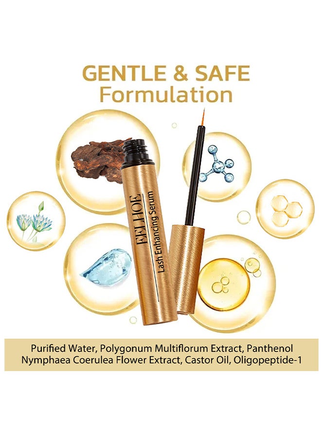 EELHOE 5ML Lash Enhancing Serum, Promotes Appearance Of Longer, Thicker Eyelashes, Cruelty Free  - Image 3