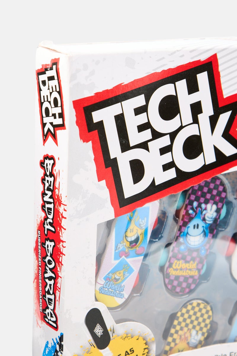 Tech Deck 10 Pcs Bendy Board Skateboard Collectible Eraser Set - Image 4