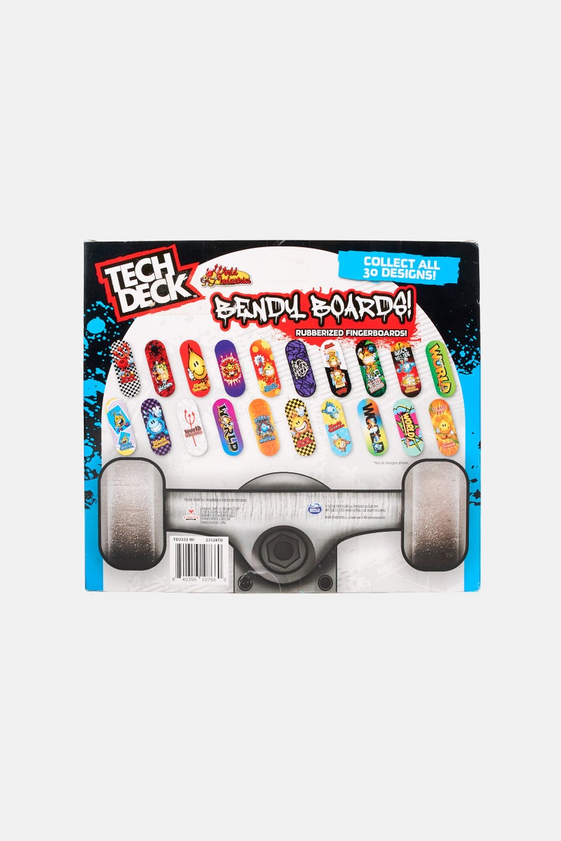 Tech Deck 10 Pcs Bendy Board Skateboard Collectible Eraser Set - Image 2