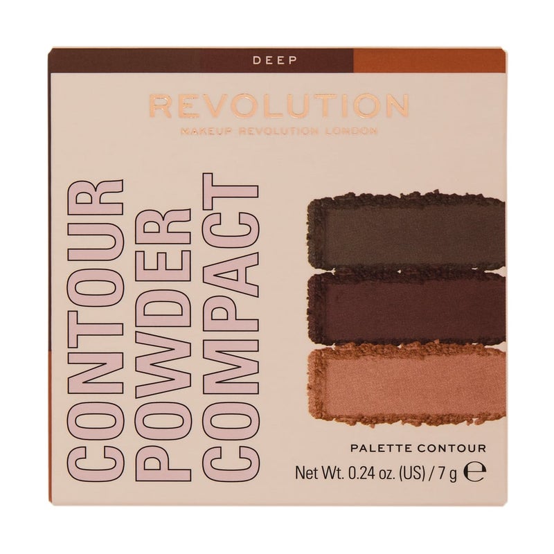 Revolution Face Contour Powder Compact – Deep - Image 3